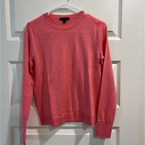 J. Crew Cotton Pink Sweater